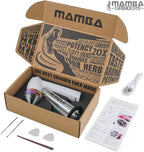 Mamba Loader XL 2g White USB Electric Herb Grinder. Small Portable Metal Herbal Machine & Spice Mill for the Kitchen