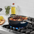 Cuisinart Preferred Pan 4-Pc Set - Nouveau Navy (4.5 Qt. Multi-Purpose Pan w/Cover, Steamer, Slotted Turner)