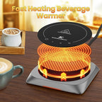 Electric Mug Warmer for Desk, KitchenBoss Coffee & Beverages Cup Warmers with 4 Hours Auto Shut-Off, Smart Candle Warmer - Ideal Gifts for Coffee Lover