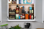 Pull Out Cabinet Organizer for Spices, Cans - Heavy Duty with Lifetime Limited Warranty- Pull Out Spice Rack- Cabinet Pull Out Shelf for Cans,Dishes, Etc, 6-1/2"Wx10-3/8"Dx8-7/8"H, Black