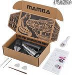 Mamba Loader XL 2g Black USB Electric Herb Grinder. Small Portable Metal Herbal Machine & Spice Mill for the Kitchen