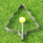 Upkoch 5 Pcs Egg Ring Set Stainless Steel Pancake Mold Egg Frying Molds Christmas Tree Shapestick Rings for Breakfast Sandwich Pancake Griddle with Anti-Scald Handle (11.7 X 8.8 Cm / 4.6 X 3.5 in）