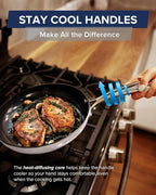 Nuwave Lux 13-Piece Premium Cookware Collection, Next-Generation G11 Duralon Blue Ceramic Nonstick, Ultra Durable, PFAS-Free, Lightweight & Works on All Cooktops