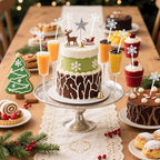 36 Pcs Christmas Drink Stirrers,Snowflake Cocktail Stirrers Plastic Swizzle Sticks Reusable Coffee Stirrer Stir Sticks for Winter Holiday Party Coffee Tea Hot Cocoa Bar Supplies Decoration