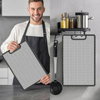 Titanium Cutting Boards for Kitchen, Cutting Board Double Sided Food Grade, Pure Titanium and Wheat Straw PP, Dishwasher Safe Easy to Clean Size 15”×10”