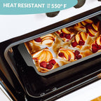 Boxiki Kitchen Nonstick Ceramic Jelly Roll Pan, 15 x 10 Inches - PTFE & PFOA Free Baking Pan Perfect for Every Kitchen - Multipurpose Cookie Sheet for Baking, Roasting, and More