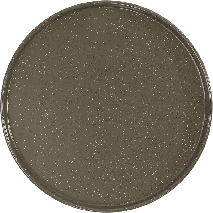 casaWare 2pc 12-inch Ultimate Pizza Pan Set, Nonstick, Ceramic Coated, (1) Solid, (1) Perforated (Silver Granite)