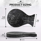 Radicaln Marble Spoon Rest 8" Inches Black Handmade Spoon Holder For Kitchen Utensils, Ideal Cooking utensils, Spoon Rest For Stove Top