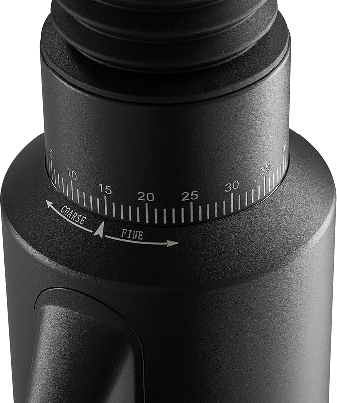 T64 Single Dose Coffee Grinder, 64mm Flat Burrs Electric Espresso Grinder (Black)