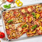 Homikit 1 Pack Baking Sheet, 18 x 13 Inches Stainless Steel Large Cookie Pan, Heavy Duty Metal Half Sheet Tray for Oven Baking Roasting Cooking, Rustproof & Nonstick, Dishwasher Safe