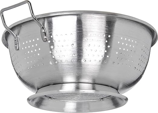 Carlisle FoodService Products 60280 Dura-Ware Standard Weight Commercial Colander, 16 Quart, Silver