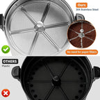 80 Cups Large Coffee Urn with Double Wall Insulation, 12L/3.2 Gallon Stainless Steel Commercial Electric Coffee Maker with Hot Drinks and Hot Water, for Weddings, Parties, Catering, and Buffets