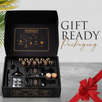 Whiskey Making Kit - DIY Whiskey Gifts For Men Unique - Alcohol Infusion Kit with Bottles, Wood Chips, Botanicals and Stone - Bourbon Birthday Gifts for Men, Dad and Fathers Day - Make Your Own Whisky