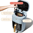 Beautiful Coffee Maker, 14-Cup, Touch-Activated Display, Programmable, Automatic Shut-Off, 1200W, Keep Warm, 24h Timer (Cornflower Blue)