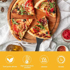 2 Pack Silicone Egg Spatula Flipper Thin 9.8 Inch Black Small Omelette Turner Heat Resistant Non Stick Pancake Spatula for Cooking Omelet Burgers Pizza Steak Crepes