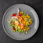 AmorArc Ceramic Dinner Plates Set of 6,10.5 inch Large Stoneware plates for Kitchen,Dinnerware Dishes set- Microwave,Dishwasher Safe,Scratch Resistant-GREY