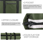 BeeGreen Cooler Bag Soft Leakproof Insulated Tote with Zipper for Beach Travel Grocery