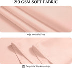 Softalker Rectangle Tablecloth, Waterproof & Stain Resistant Table Cloths Wrinkle Free Fabric Washable 210GSM Polyester Table Cover for Spring/Party/Outdoor - 60 x 84 inch,Pink