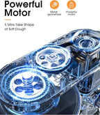 Facelle Stand Mixer, Electric Kitchen Mixer, 660W 6 Speed Tilt-Head stand mixer with Pulse Button, Attachments include 6.5 QT Bowl, Dishwasher Safe Beater, Dough Hook, Whisk & Splash Guard - Purple