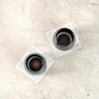 Restaurantware-Vetri 15 Ounce Wine Glasses, 24 Dishwashable Stemless Wine Glasses - No Lead, Durable, Blue Glass Cups, For Home, Bar, Or Restaurant, Serve Merlot, Chardonnay, Or Bordeaux