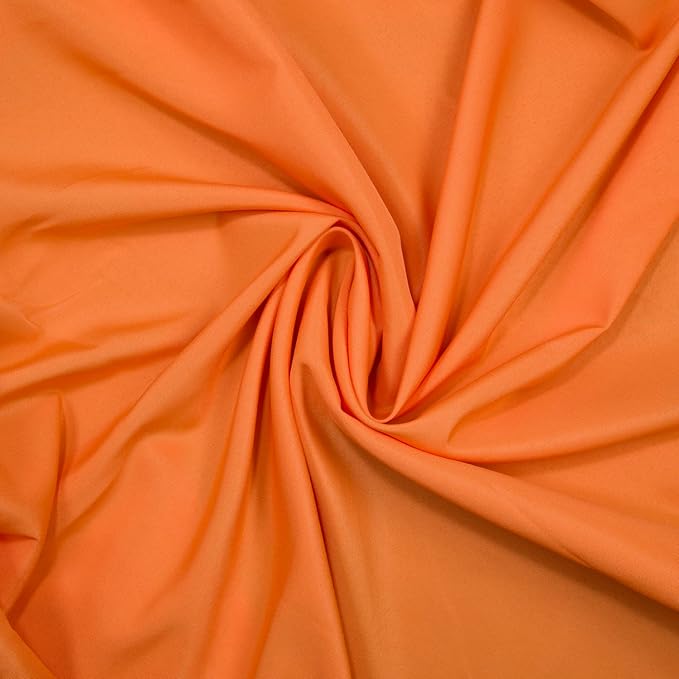 Gee Di Moda Rectangle Tablecloth - 90 x 156 Inch Orange Table Cloth for 8 Foot Table with Floor-Length Drop - Heavy Duty Washable Fabric - 8 Ft Buffet Table, Holiday Party, Wedding & Baby Shower