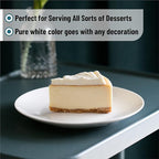 BTaT- White Dessert Plates, Set of 12, Small Plates for Appetizers, Small Plate, Small Appetizer Plates, Small White Plates, Dessert Plates Porcelain, Plates, White Plates, Christmas Gifts