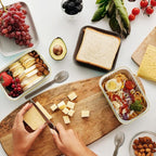 LNYZQUS 50 Pack 30oz Small Foil Pans with Lids, 7” x 5” Individual Baking Tins Deep Leftover Containers,Aluminum To Go Baked Food Containers Large Loaf Cake Pans Take Out Holders-Gold