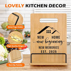 Housewarming Gifts New Home 2025 Cookbook Stand, Housewarming Gifts New Home Gifts Ideas, Best House Warming Gifts for Women Couples New homeowner, New Apartment Gifts Closing Gifts for Home Buyers