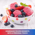 Total Chef Automatic 2-in-1 Ice Cream &Yogurt Maker Machine - Serve Soft, Creamy Sorbet, Gelato, Tasty homemade Instant Treats With No Salt & Prefreezing, Built-In Compressor 1.6Qt Stainless Steel