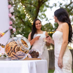 Set of 2 Large Glass Cookie Jars for Kitchen Counter + Marker & Labels - 1 Gallon Food Storage Canisters with Airtight Lids, Coin & Penny Jar for Candy Buffet, Coffee, Laundry Detergent Holder.