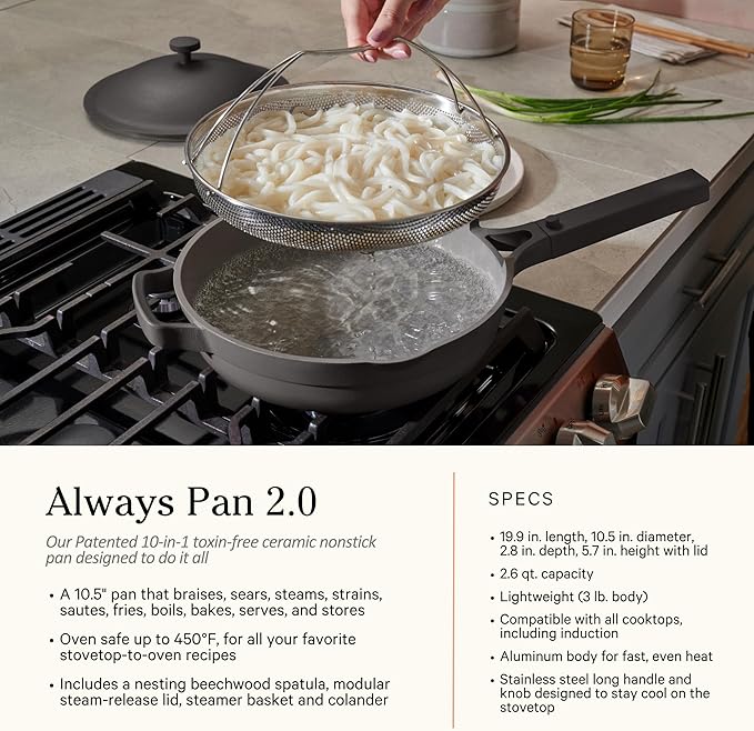 Our Place Cookware Set - Complete 13-Piece Set Including Always Pan 2.0, Mini Always Pan, Perfect Pot, and Mini Perfect Pot | Multifunctional, Toxin-Free Nonstick | Replaces 36 Pieces | Spice