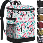 Cooler Backpack 33 Cans Backpack Coolers Insulated Leak Proof Soft Beach Cooler Bag for Men Women Ice Chest Backpack Camping Hiking Picnic Travel Cooler Lunch Backpack