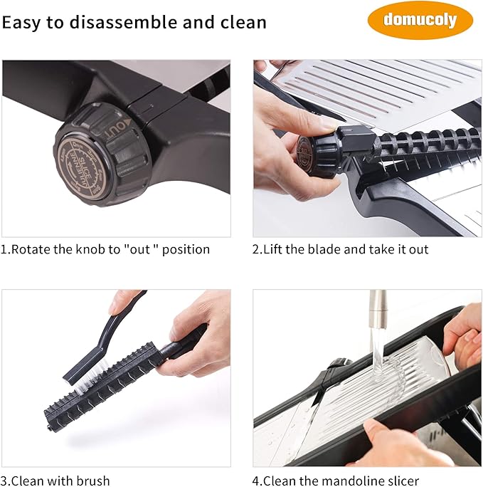 Adjustable Mandoline Slicer Mandoline Slicer for Kitchen with Cut-Resistant Gloves,Potato Slicer, Vegetable Slicer, Mandoline French Fry Cutter Stainless Steel Vegetable Chopper