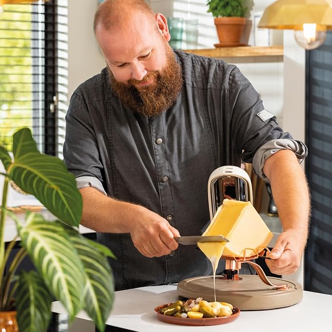 BOSKA Raclette Knife PRO- Stainless Steel - Spatula - Serreted Edge - Raclette - Serving Cutting Tool for Cheese Slicing or Bread knife - Small Kitchen Knife Durable