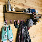 15-Pack Coat Hooks with 30 Screws | Heavy Duty Wall Mounted for Robe, Backpack & Keys | Entryway, Bathroom, Bedroom Hanging Hardware (Pastel Pink)