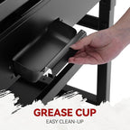 Royal Gourmet GB4000P 4 Burner Propane Gas Griddle with Hard Cover and Foldable Side Tables, 35-Inch Flat Top Grill with 766 Sq. In. Cooking Area for Backyard and Tailgating, Black