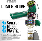 Mamba Original 1g Green USB Electric Herb Grinder. Small Portable Metal Herbal Machine & Spice Mill for the Kitchen