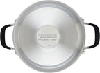 KitchenAid 71021 Stainless Steel Casserole with Lid, 4 Quart - Brushed Stainless Steel