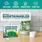 Coffee Maker Cleaner Tablets – Descaling & Cleaning Solution for Coffee Makers, Pot, Espresso Machines – Compatible with Breville, Miele, Keurig, DeLonghi, Nespresso & More – Removes Stains & Oils