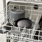 Oval Au Gratin Baking Dishes for Oven Safe and Microwave Cooking and Baking, 4 Pc. Set, Heat Resistant Ceramic with Handles for Serving, Small Mini Casserole Dish, 8" x 5", 16 oz, Matte Black