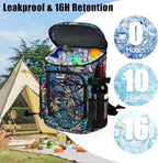 Backpack Coolers Insulated Leak Proof 30 Cans, Soft Sided Insulated Cooler Bags Ice Chest Backpack for Beach Travel Camping, with Reusable Ice Packs
