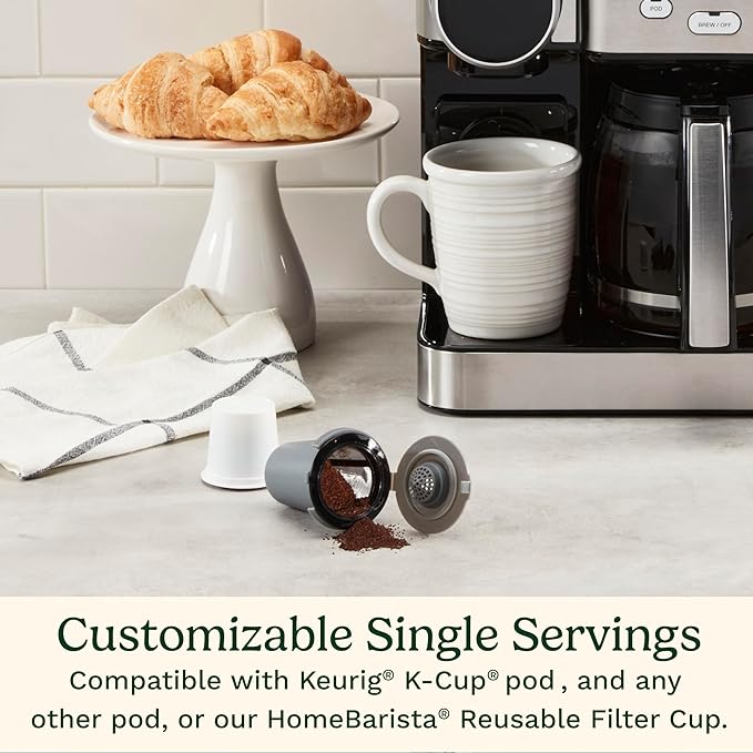 Cuisinart 12-Cup Coffee Maker, Single-Serve Brewer Glass Carafe, Automatic Hot & Iced Coffee Machine, Brew Strength Control and Brew Pause, SS-16, Stainless Steel