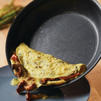 Anolon 87538 Smart Stack Hard Anodized Nonstick Frying Pan / Fry Pan / Hard Anodized Skillet - 12 Inch, Black