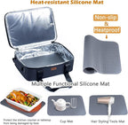 BAGSPRITE Expandable Insulated Casserole Carrier for Hot or Cold Food, Casserole Dish Carrying Case,Thermal Lasanga Lugger Tote for Pockluck, Parties, Picnic, Fits 9" x 13" Baking Dish,