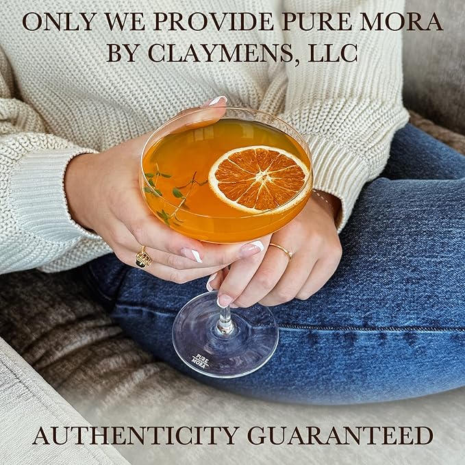 MORA PURE The Remy Coupe - Set of 4, 8oz Handblown Premium Crystal Martini Glasses for Cocktail, Gin & Tonic, Cosmopolitan, Manhattan, Bar, Fancy Mixology, etc. Modern Angle Drinking Glassware