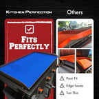 KITCHEN PERFECTION 36" Premium Silicone Griddle Cover Mat For Blackstone Griddle 36 Inch - Hermetic Protection From Rust & Debris All Year, Fits All Blackstone 36 Inch Models - Food Grade Silicone