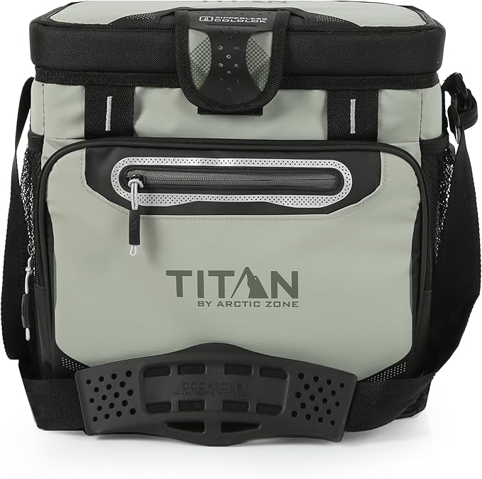 Titan by Arctic Zone 30 Can Zipperless Soft Cooler with HardBody Liner