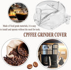 DGB-500GLID Coffee Grinder Lid Fits for Cuisinart Coffee Grinder,Replacement for Cuisinart Coffee Grinder Grinder Assembly Lid (clear1)