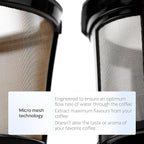 2 Reusable K Cups and Basket Coffee Filter for Keurig K-Duo Hot & Iced Single Serve & Carafe Coffee Maker with MultiStream Technology (Gen 2)