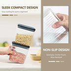 2 PACK Food Storage Containers with Airtight Lids, 112oz Tall Kitchen Food Container, BPA Free, Dry Food Storage for Pasta, Spaghetti, Cereal, Flour Pantry Organization, Navy